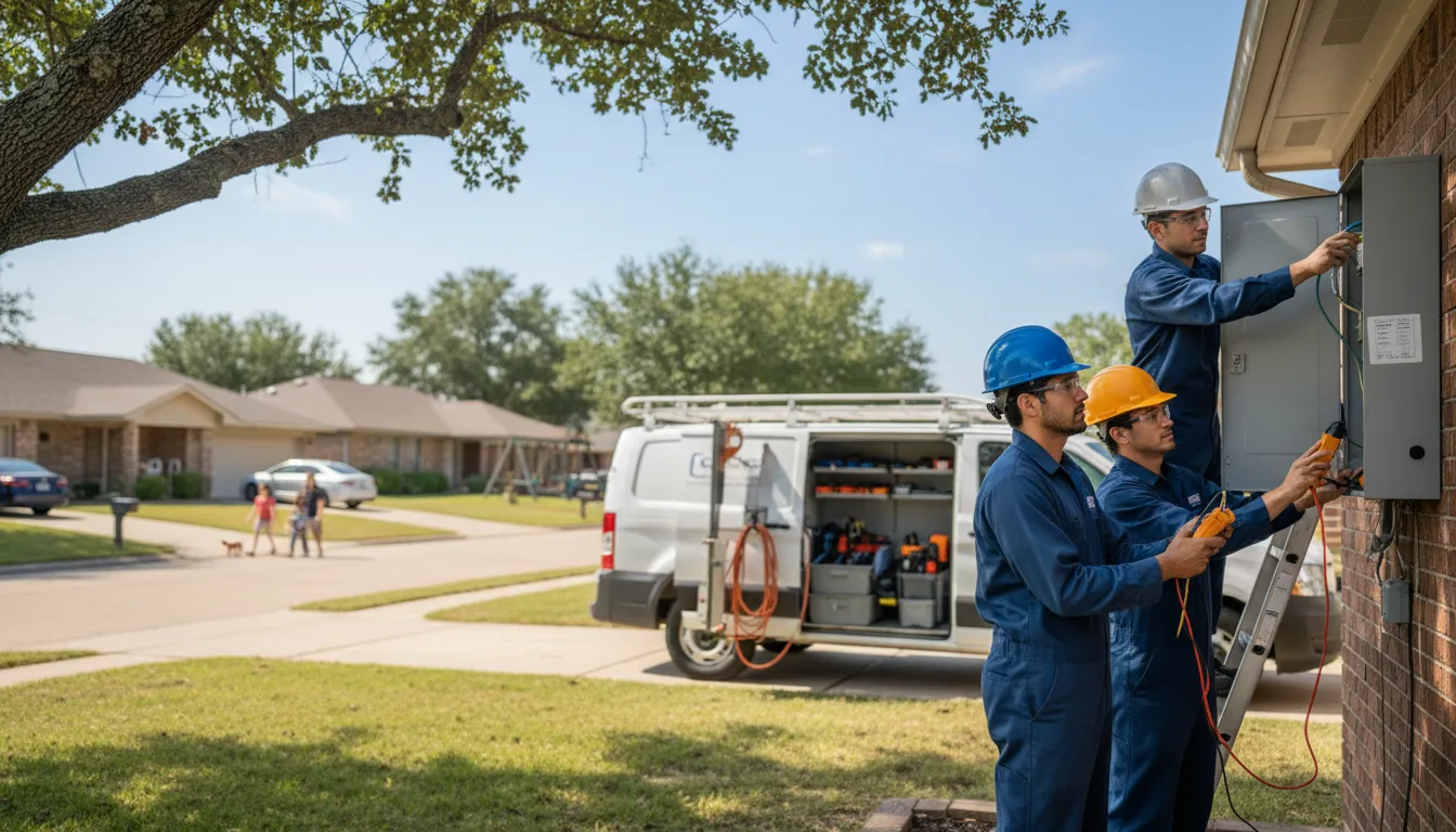 Certified electrician providing emergency electrical services in South Bend, NE